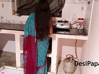 Indian Couple Fucking Prevalent Kitchen