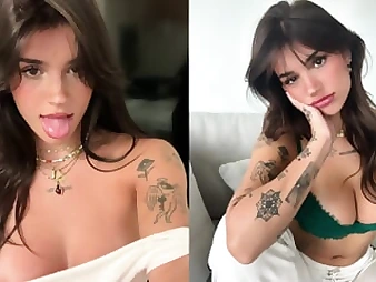 Check out teenager's large knockers & backside in homemade Tik Tok video