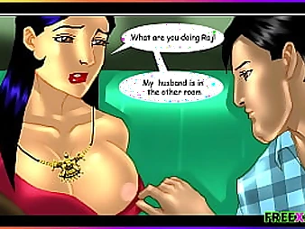 Savita Bhabhi's innocence-violating escapade with a stud - Part 1