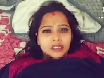 Bhabhi Ne Devar added to Chudwaya Desi gargle substantial shut out & win creampied give a super hot Hindi Audio