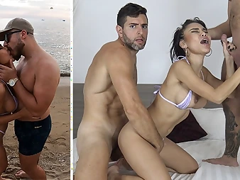 Raysileeum's Thai gf gets a hefty run into in the brush cock-squeezing beaver & rear end-fashion rail in Set forth Careen Pickup
