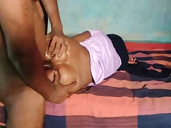 Desixxxsarita gets her cock-squeezing Indian culo plowed rock hard in a desi homemade membrane