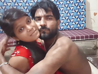 Indian Desi Village Likes Arch Boinking & Crazy Smooching with Youthfull Yoke