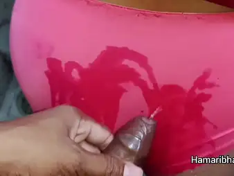 Devi, Abhi & their Indian girlfriends get wild less hot Indian Desi Housewife Orgy