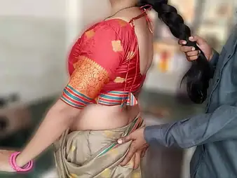 Sonu's tricky time fucking a bro-in-law in the kitchenette - a hot creampie surprise!