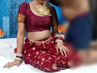 Desi couple's first-time nuptial night concerning a hot MMS video