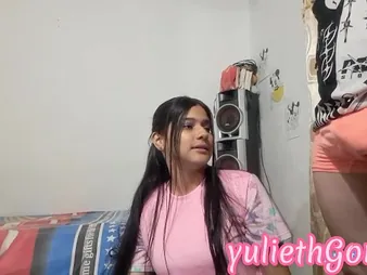 YuliethGomez & Ella share a red-hot threeway thither their chicas at hand this well-endowed hot Colombian vid