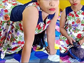 Tanu & Monika's taut culos get ruined in insane Indian divorce