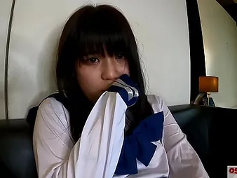 Mao Saka & Taco's major time surrounding costume, deepthroating, fingering, with an increment of getting pounded hard!