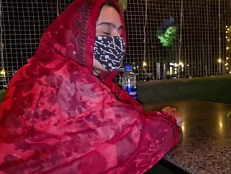 Saira Pakistan white-headed boy up coupled with pounded hard in public by a hot Indian MILF