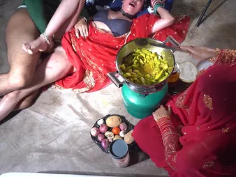 Indian Step Desi Moms Gungy Chat & Cooch Throbbing in hammer away Kitchen