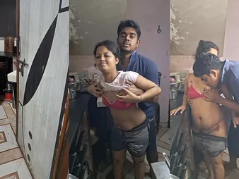 Indian Red-hot wifey fucks hookup mate in parasynthetic positions & loves it!